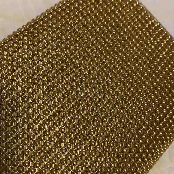 Vintage gold beaded purse / clutch EUC - Picture 10 of 10